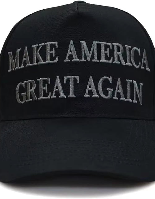 Load image into Gallery viewer, Black MAGA Hat Trump 2024 Never Surrender Truck Driver Hat Men and Women Black Open Adjustable
