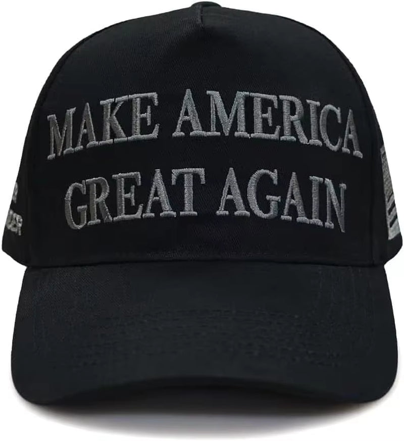 Black MAGA Hat Trump 2024 Never Surrender Truck Driver Hat Men and Women Black Open Adjustable