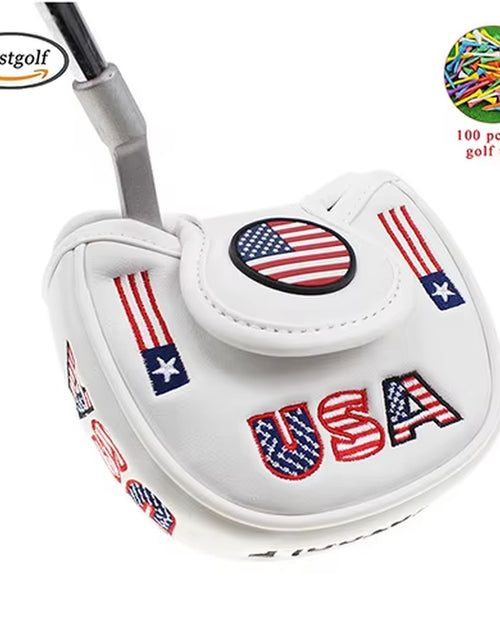 Load image into Gallery viewer, Golf USA America Mallet Putter Cover Headcover for Odyssey with Smart Design and Perfect Quality Head Protector Golf
