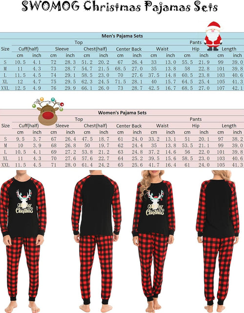 Load image into Gallery viewer, Christmas Pajamas Sets for Family Christmas Pjs Women Men Kid Sleepwear Holiday Festival Loungewear
