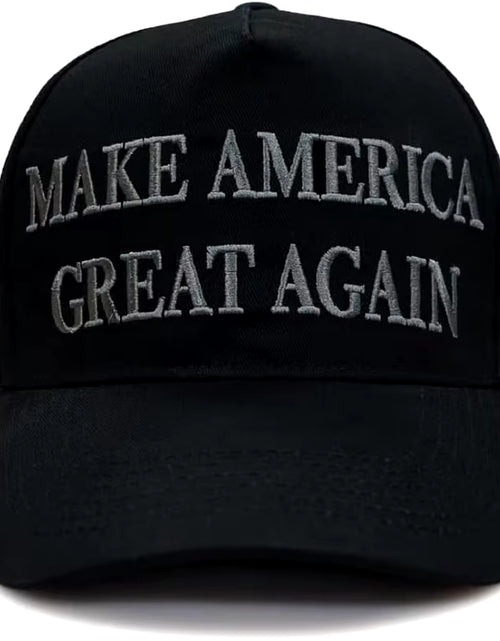 Load image into Gallery viewer, Black MAGA Hat Trump 2024 Never Surrender Truck Driver Hat Men and Women Black Open Adjustable
