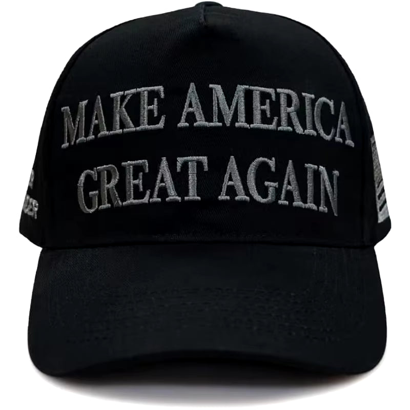 Black MAGA Hat Trump 2024 Never Surrender Truck Driver Hat Men and Women Black Open Adjustable