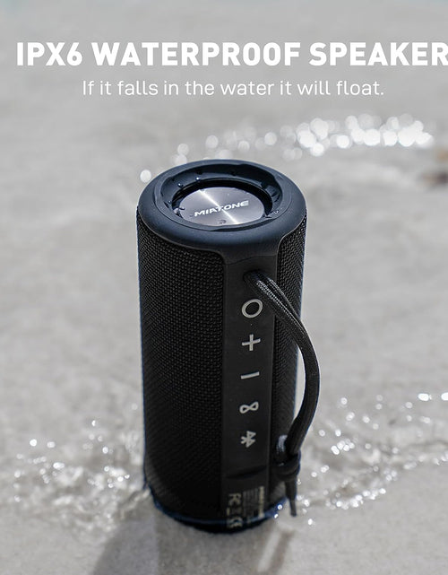 Load image into Gallery viewer, Outdoor Portable Bluetooth Speakers Waterproof Wireless Speaker for Camping (Black)
