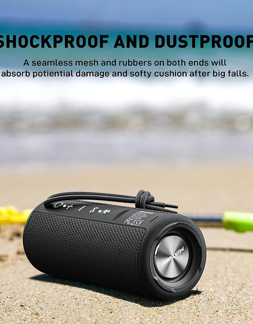 Load image into Gallery viewer, Outdoor Portable Bluetooth Speakers Waterproof Wireless Speaker for Camping (Black)
