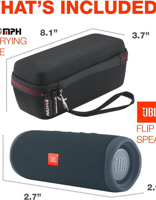 Load image into Gallery viewer, FLIP 5 Portable Wireless Bluetooth Speaker IPX7 Waterproof On-The-Go Bundle with Authentic Boomph Hardshell Protective Case - Blue
