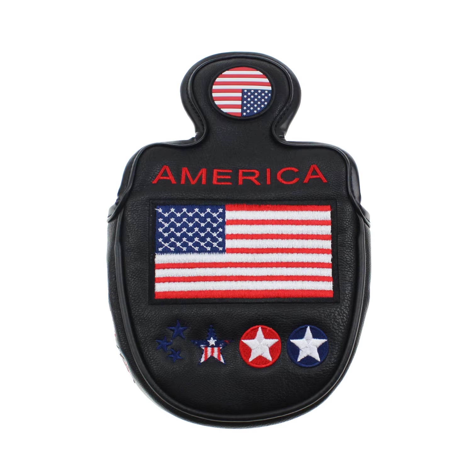 Golf USA America Mallet Putter Cover Headcover for Odyssey with Smart Design and Perfect Quality Head Protector Golf