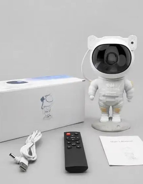 Load image into Gallery viewer, Astronaut Star Projector Kids Night Light, Galaxy Nebula Projector, Adjustable Ceiling Led Projector with Timer Remote Control
