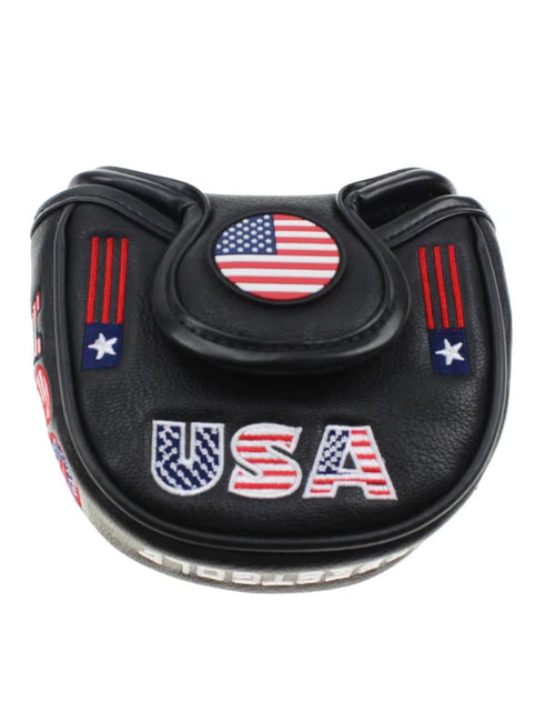 Load image into Gallery viewer, Golf USA America Mallet Putter Cover Headcover for Odyssey with Smart Design and Perfect Quality Head Protector Golf
