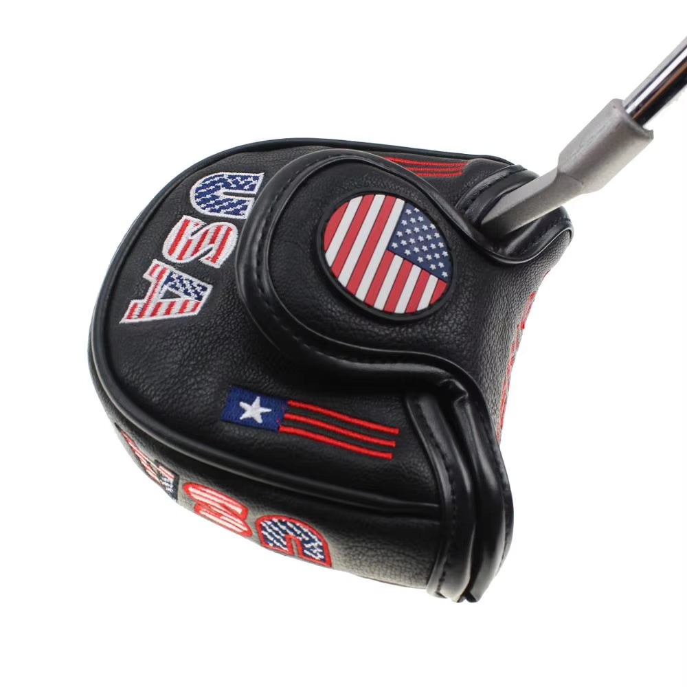 Golf USA America Mallet Putter Cover Headcover for Odyssey with Smart Design and Perfect Quality Head Protector Golf