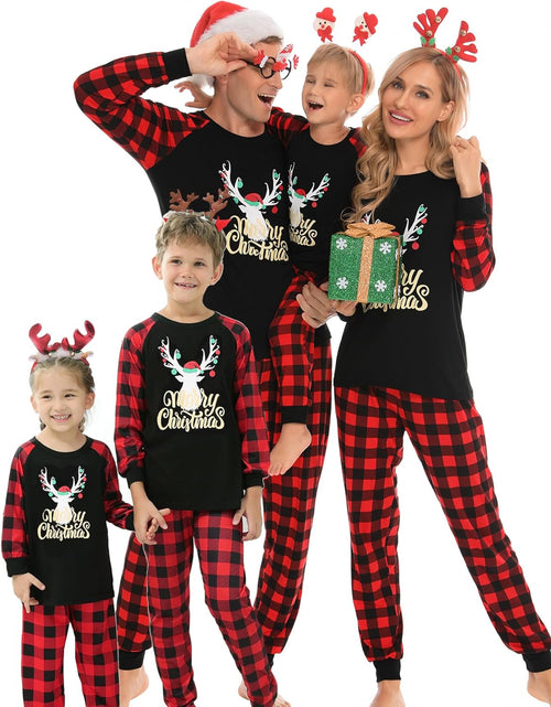 Load image into Gallery viewer, Christmas Pajamas Sets for Family Christmas Pjs Women Men Kid Sleepwear Holiday Festival Loungewear
