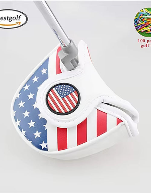 Load image into Gallery viewer, Golf USA America Mallet Putter Cover Headcover for Odyssey with Smart Design and Perfect Quality Head Protector Golf
