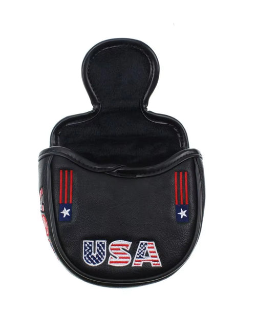 Load image into Gallery viewer, Golf USA America Mallet Putter Cover Headcover for Odyssey with Smart Design and Perfect Quality Head Protector Golf
